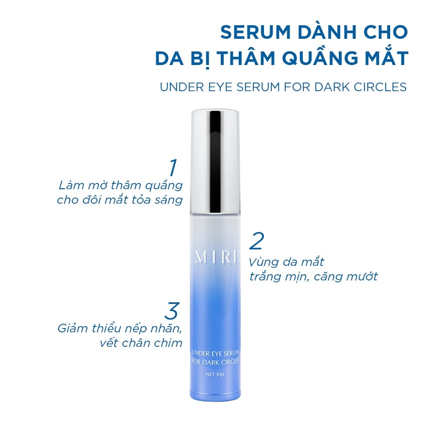 Serum Miri Reduce Dark Circles Under Eyes Dành Cho Da Bị Thâm Quầng Mắt 10g