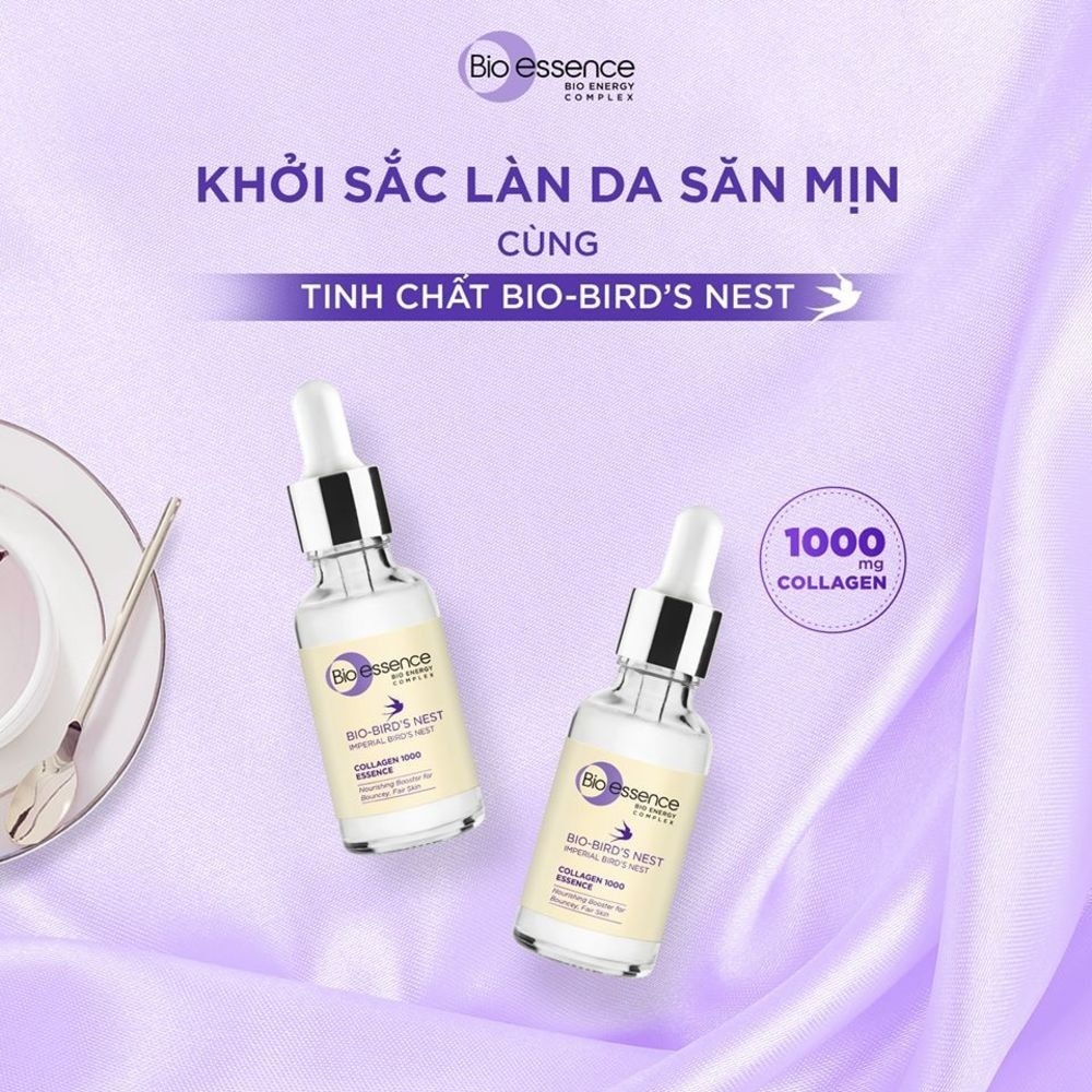 Tinh Chất Dưỡng Da Bio-Essence Bird's Nest Dưỡng Da Tươi Sáng Tinh Chất Tổ Yến Và Collagen 30g