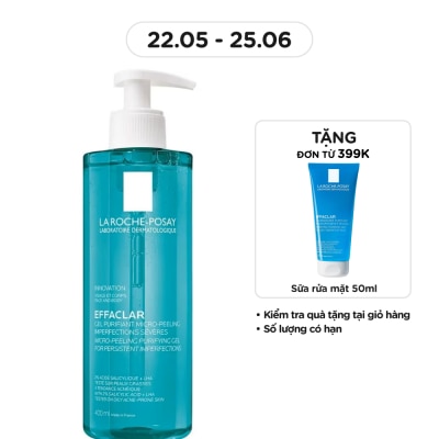 LA ROCHE POSAY Gel Effaclar Micro-Peeling Purifying Gel 400ml
