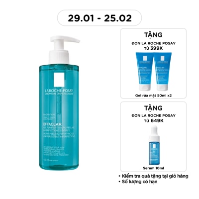 LA ROCHE POSAY Gel Effaclar Micro-Peeling Purifying Gel 400ml