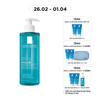 LA ROCHE POSAY Gel Effaclar Micro-Peeling Purifying Gel 400ml