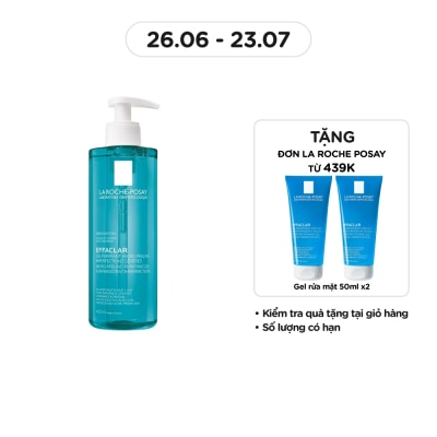 LA ROCHE POSAY Gel Rửa Mặt & Tắm La Roche-Posay Effaclar Micro-Peeling Purifying Làm Sạch Bã Nhờn & Giảm Mụn 400ml