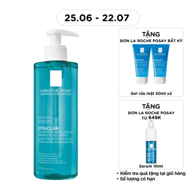 LA ROCHE POSAY - Gel Effaclar Micro-Peeling Purifying Gel 400ml