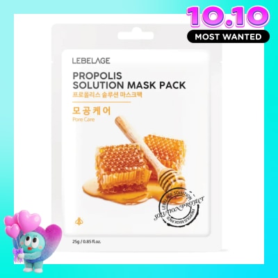 LEBELAGE Mặt Nạ Lebelage Propolis Solution Mask Pack Pore Care Chiết Xuất Mật Ong 25g image