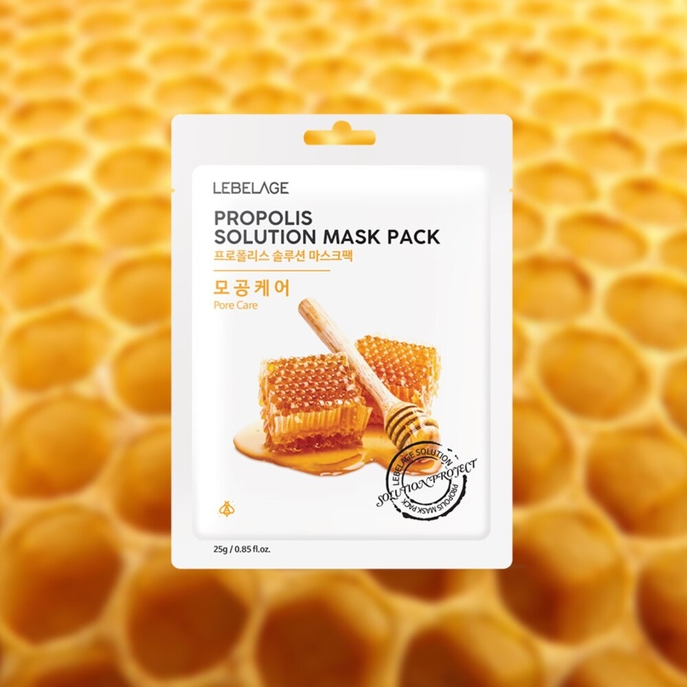 Mặt Nạ Lebelage Propolis Solution Mask Pack Pore Care Chiết Xuất Mật Ong 25g