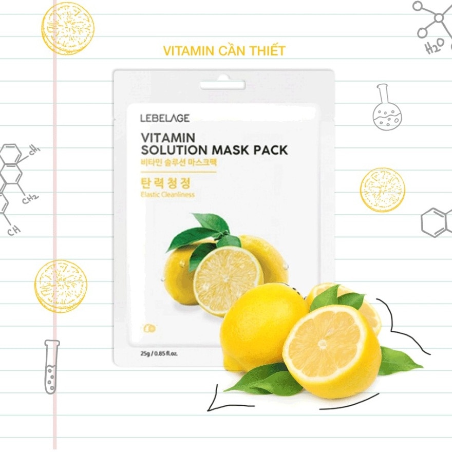 Vitamin Solution Mask Pack Elastic Cleanliness 25g