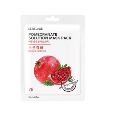 LEBELAGE Mặt Nạ Lebelage Pomegranate Solution Mask Pack Moisture Hardening Chiết Xuất Từ Lựu 25g