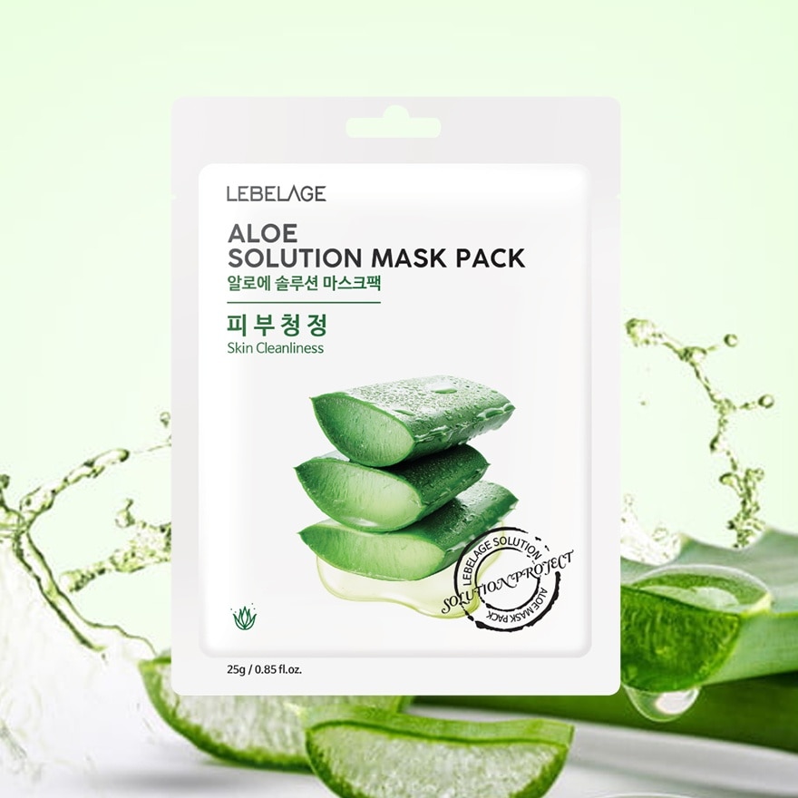 Aloe Solution Mask Pack Skin Cleanliness 25g