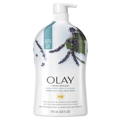 OLAY Sữa Tắm Olay Fresh Outlast Purifying Chiết Xuất Từ Lá Cây Bạch Dương Và Hoa Oải Hương 975ml