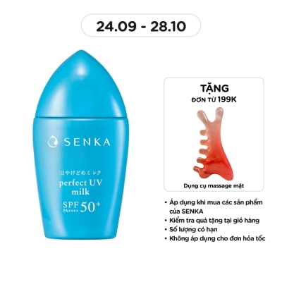 SENKA Sữa Chống Nắng Senka Perfect UV Milk N SPF50 40ml image