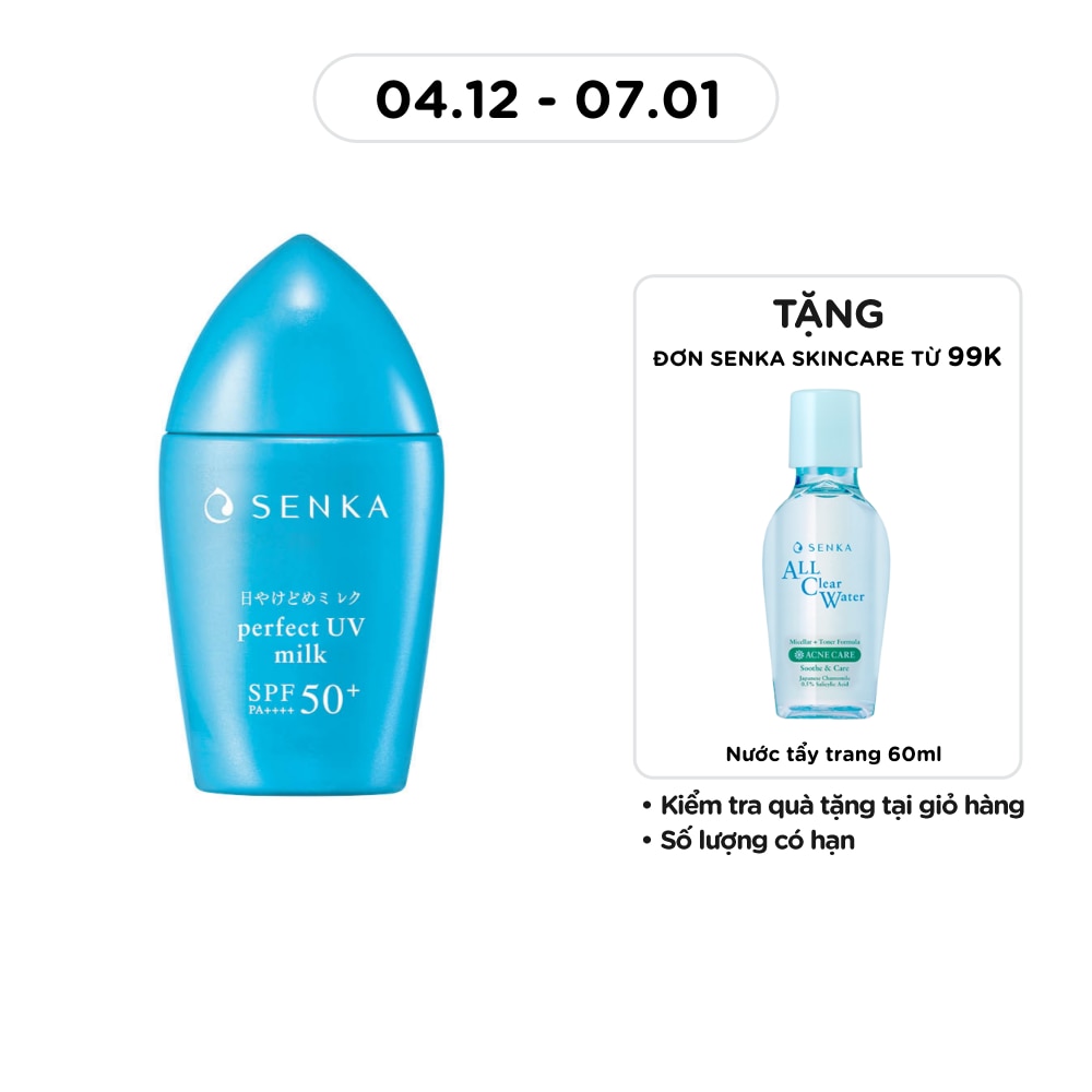 Sữa Chống Nắng Senka Perfect UV Milk N SPF50 40ml