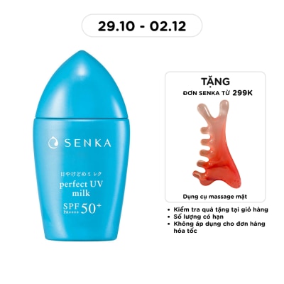 SENKA Sữa Chống Nắng Senka Perfect UV Milk N SPF50 40ml image