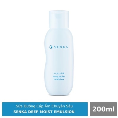 SENKA Sữa Dưỡng Senka Deep Moist Emulsion Cấp Ẩm Chuyên Sâu 150ml