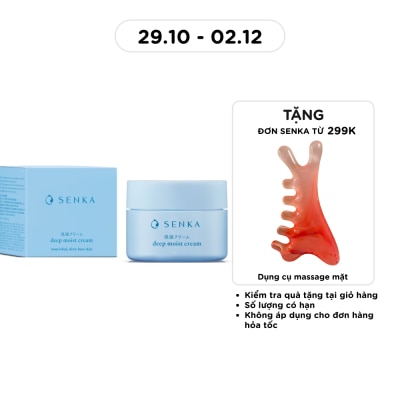 SENKA Kem Dưỡng Senka Deep Moist Cream Cấp Ẩm Chuyên Sâu 50g image