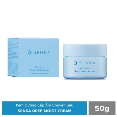 SENKA Kem Dưỡng Senka Deep Moist Cream Cấp Ẩm Chuyên Sâu 50g