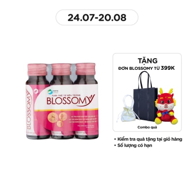 BLOSSOMY Heath Care Drink Curcumin 50ml x 3 Bottles