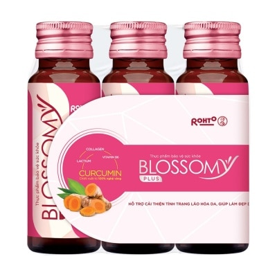 BLOSSOMY Heath Care Drink Curcumin 50ml x 3 Bottles