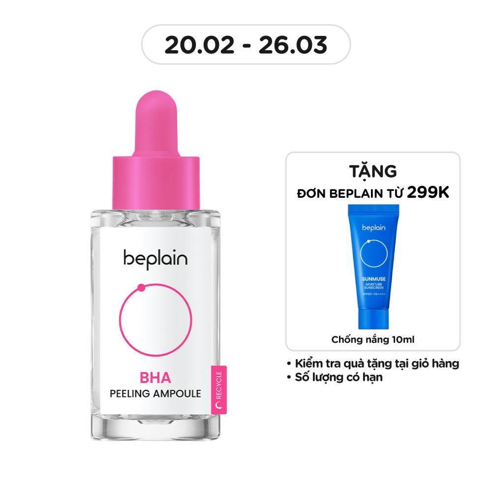 Tinh Chất Beplain BHA Peeling Ampoule Giảm Mụn 30ml