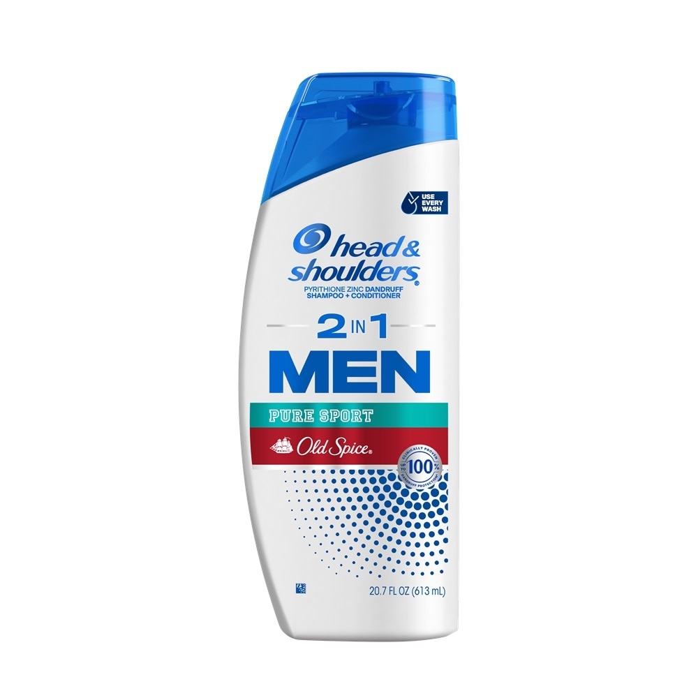 Dầu Gội Và Xả Head & Shoulder Men Advanced Series Pure Sport Old Spice 2 Trong 1 Ngăn Ngừa Gàu 613ml