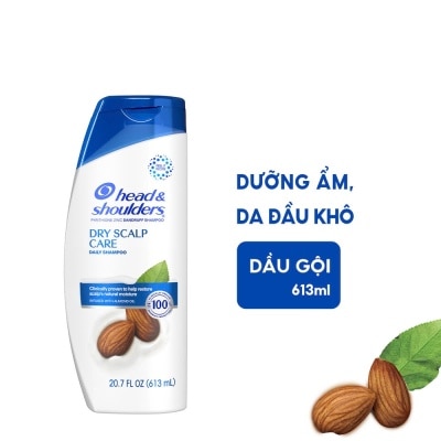 HEAD & SHOULDERS Dầu Gội Head & Shoulder Dry Scalp Care Với Tinh Chất Dầu Hạnh Nhân 613ml