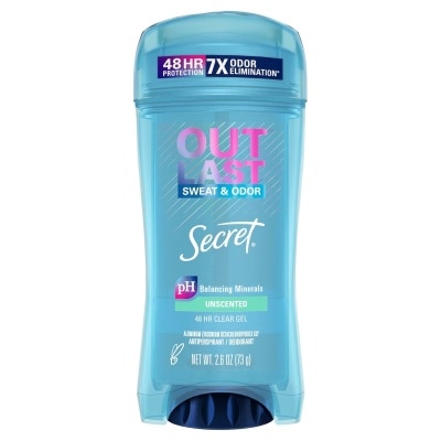 SECRET Secret Clear Gel Outlast Xtend Technology Unscented 73g