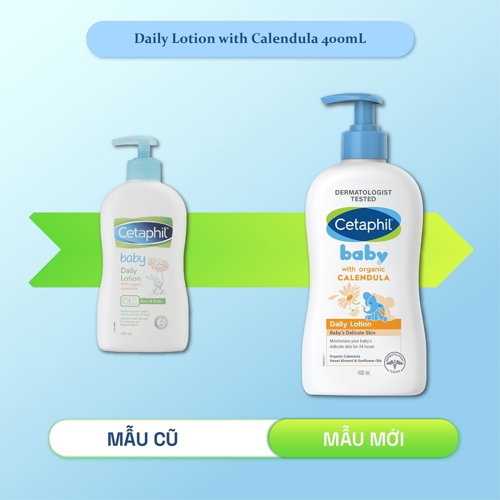 Baby Lotion Daily With Organic Calendula Face And Body 400ml