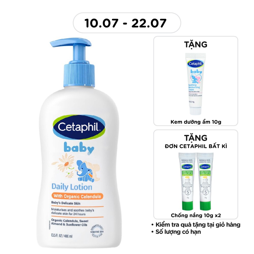 Baby Lotion Daily With Organic Calendula Face And Body 400ml
