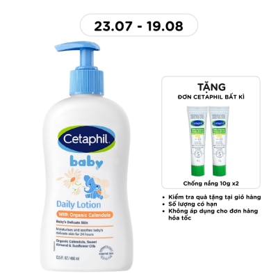 CETAPHIL - Baby Lotion Daily With Organic Calendula Face And Body 400ml image