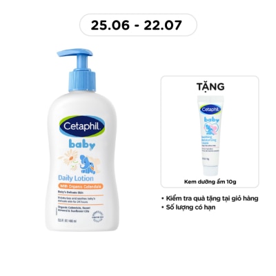 CETAPHIL - Baby Lotion Daily With Organic Calendula Face And Body 400ml