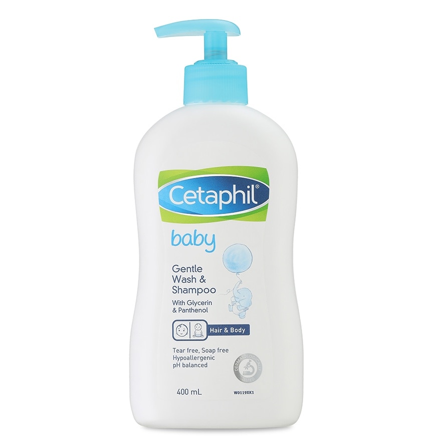 Baby Wash & Shampoo Gentle Hair And Body 400ml