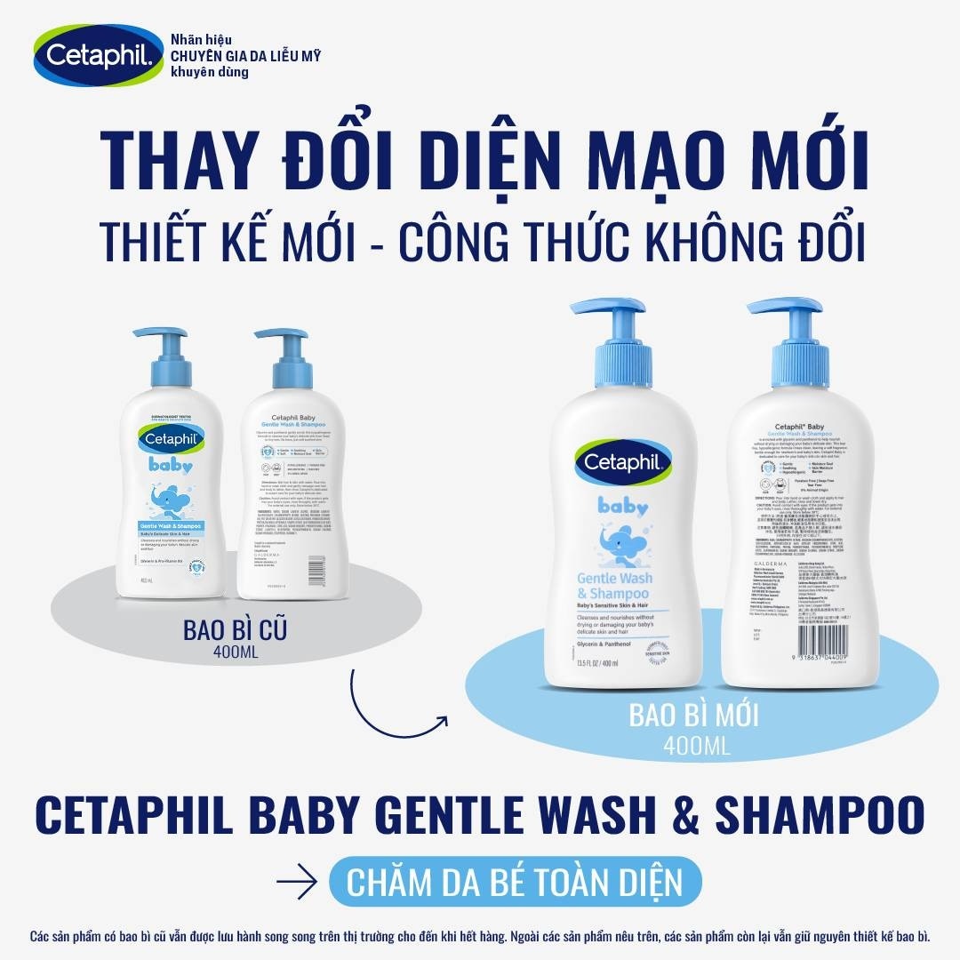 Baby Wash & Shampoo Gentle Hair And Body 400ml