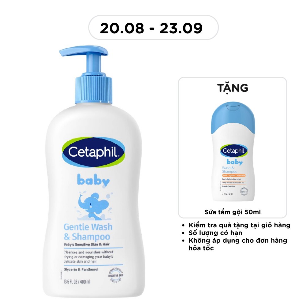 Baby Wash & Shampoo Gentle Hair And Body 400ml image