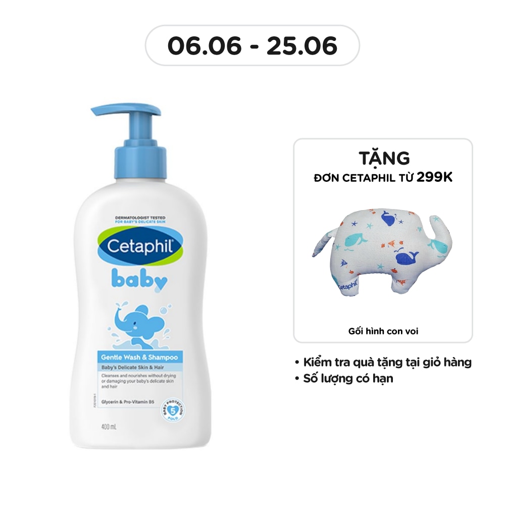 Baby Wash & Shampoo Gentle Hair And Body 400ml