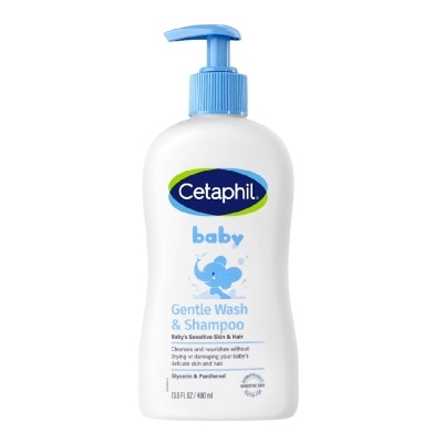CETAPHIL - Sữa Tắm Và Gội Trẻ Em Cetaphil Baby Gentle Dịu Nhẹ Cho Làn Da Em Bé 400ml