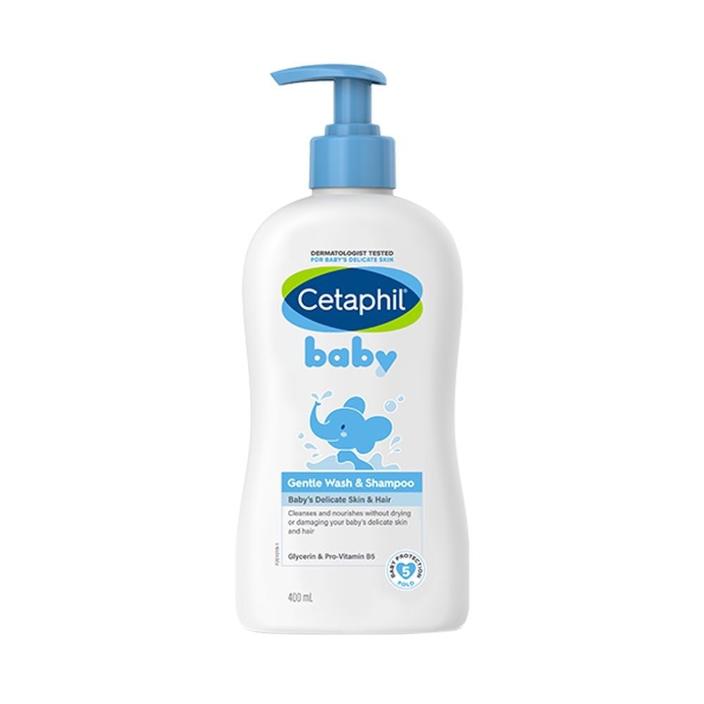 Sữa Tắm Và Gội Trẻ Em Cetaphil Baby Gentle Dịu Nhẹ Cho Làn Da Em Bé 400ml