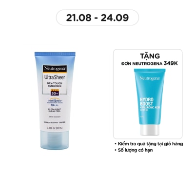 NEUTROGENA Kem Chống Nắng Neutrogena Ultra Sheer Dry Touch Khô Thoáng SPF 50 PA+++ 88ml