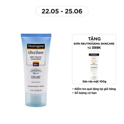 NEUTROGENA Sunscreen Ultra Sheer Dry Touch SPF 50 PA+++ 88ml