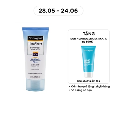 NEUTROGENA - Kem Chống Nắng Neutrogena Ultra Sheer Dry Touch Khô Thoáng SPF 50 PA+++ 88ml