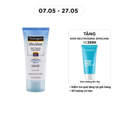 NEUTROGENA - Kem Chống Nắng Neutrogena Ultra Sheer Dry Touch Khô Thoáng SPF 50 PA+++ 88ml