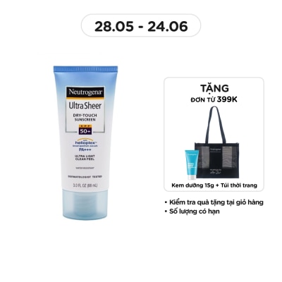 NEUTROGENA - Sunscreen Ultra Sheer Dry Touch SPF 50 PA+++ 88ml