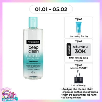 NEUTROGENA Micellar Water Deep Clean Purifying 400ml