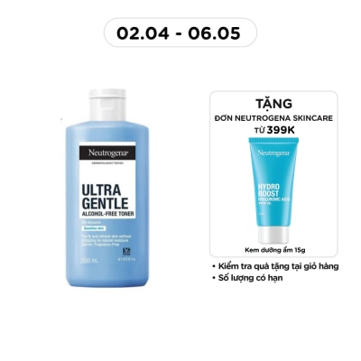 NEUTROGENA - Nước Hoa Hồng Neutrogena Alcohol Free Không Cồn 150ml