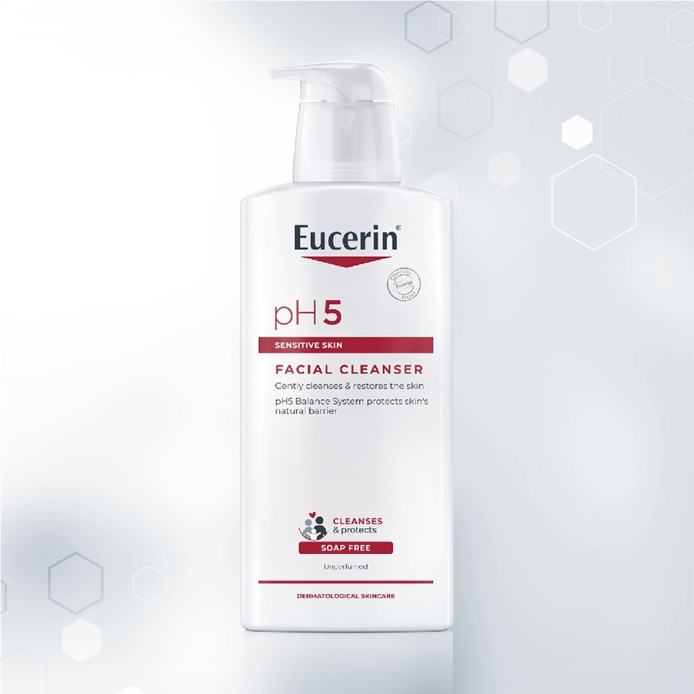 Sữa Rửa Mặt Eucerin Dành Cho Da Nhạy Cảm pH5 Facial Cleanser 400ml image