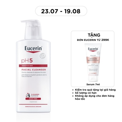 EUCERIN - Sữa Rửa Mặt Eucerin Dành Cho Da Nhạy Cảm pH5 Facial Cleanser 400ml image
