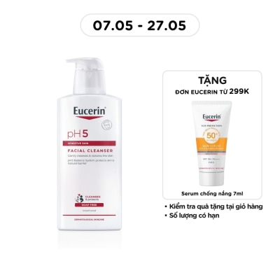 EUCERIN - Sữa Rửa Mặt Eucerin Dành Cho Da Nhạy Cảm pH5 Facial Cleanser 400ml