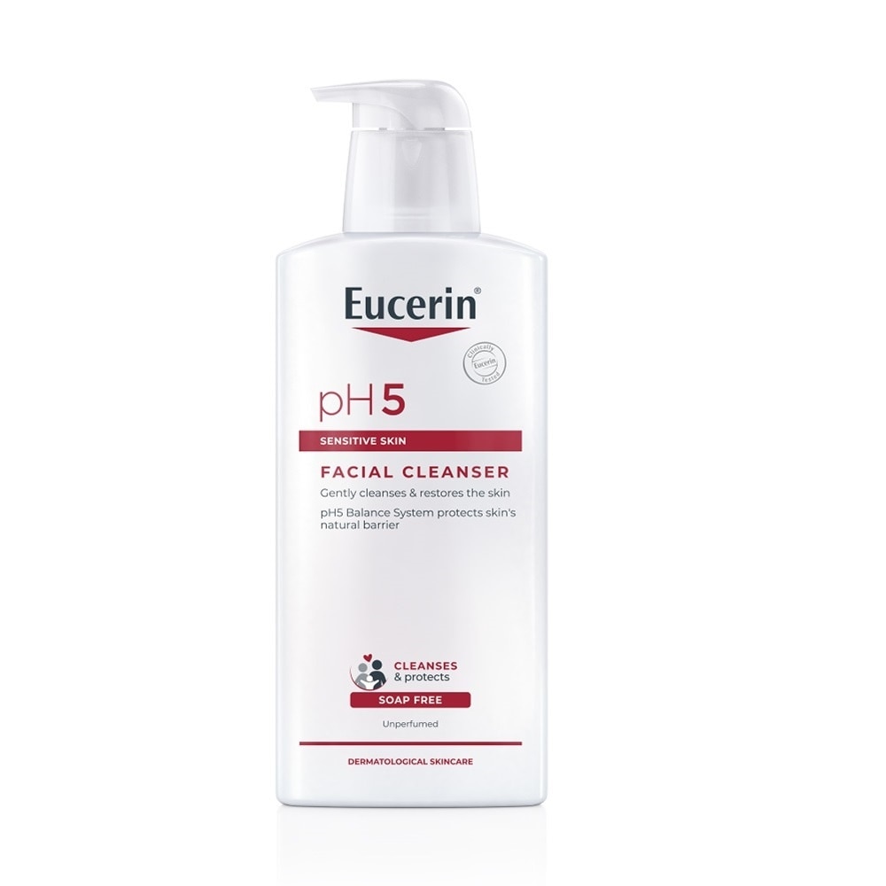 Sữa Rửa Mặt Eucerin Dành Cho Da Nhạy Cảm pH5 Facial Cleanser 400ml image
