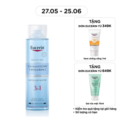 EUCERIN Dermatoclean Hyaluron Micellar Water 3 In 1 400 ml