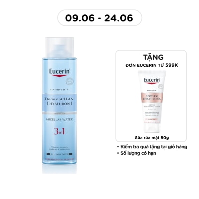 EUCERIN - Dermatoclean Hyaluron Micellar Water 3 In 1 400 ml