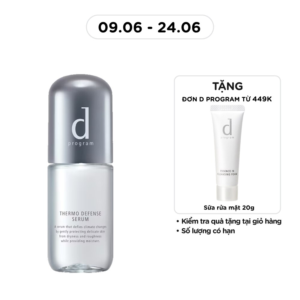 Serum D Program Thermo Defense Dưỡng Da Bảo Vệ Chuyên Sâu 40ml