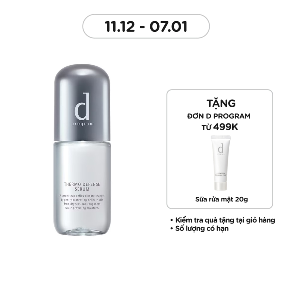 Serum D Program Thermo Defense Dưỡng Da Bảo Vệ Chuyên Sâu 40ml